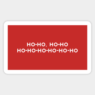 Ho Ho Ho Ho Couture Style Font Sticker